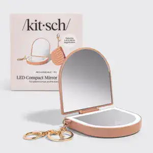 KITSCH Terracotta Compact Mirror Keychain