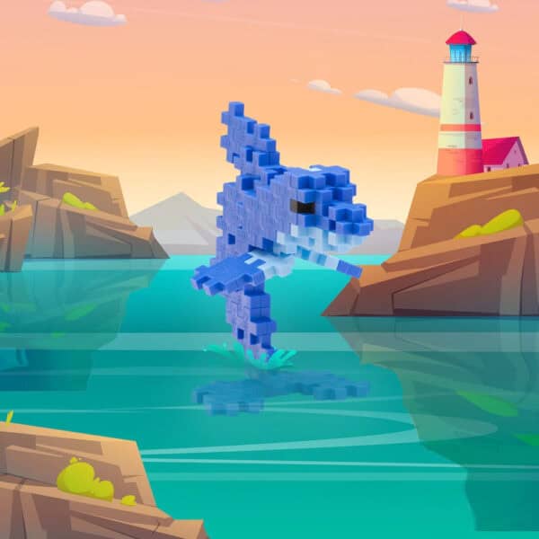 Plus Plus Tube: Dolphin - Image 2