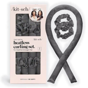 Kitsch Heatless Curling Rods Charcoal