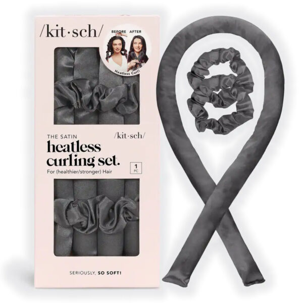 Kitsch Heatless Curling Rods Charcoal
