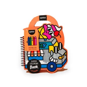 OMY Super Coloring & Sticker Book - Yummy