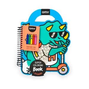 OMY Super Coloring & Sticker Book - Dino