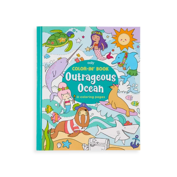 OOLY Outrageous Ocean Coloring Book