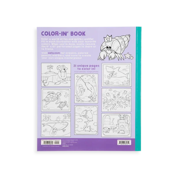 OOLY Outrageous Ocean Coloring Book - Image 5