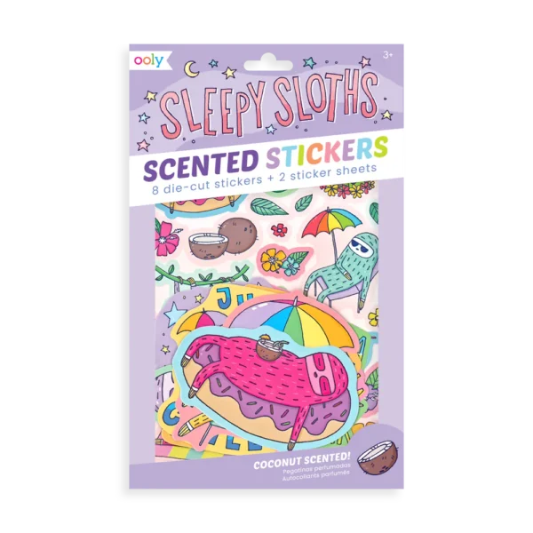 OOLY Sleepy Sloths Scented Stickers