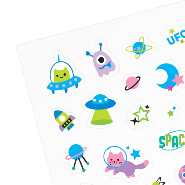 OOLY Stickiville Space Buddies Stickers - Image 3