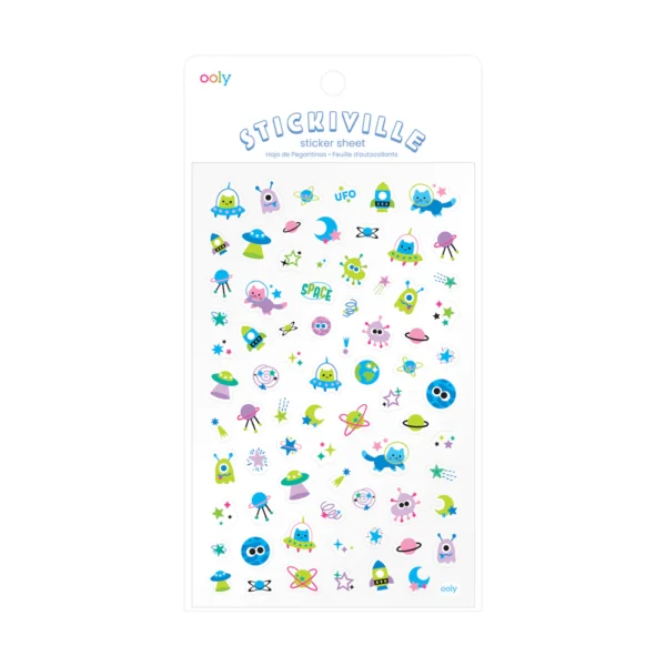 OOLY Stickiville Space Buddies Stickers