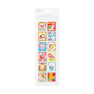 OOLY Stickiville Snail Mail Stamps Stickers