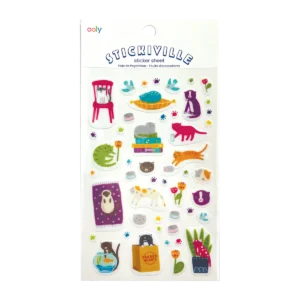 OOLY Stickiville Quirky Cats Stickers