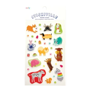 OOLY Stickiville Quirky Dogs Stickers