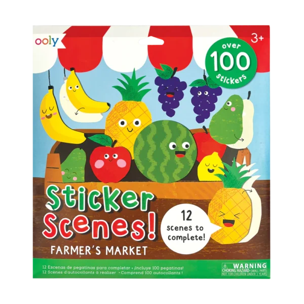 OOLY Sticker Scenes! - Farmer's Market