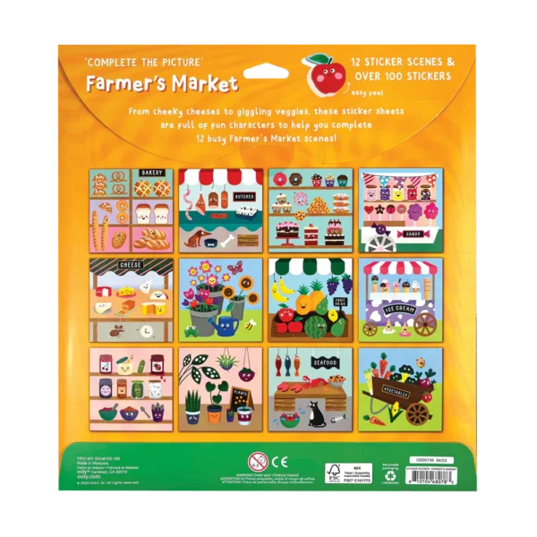 OOLY Sticker Scenes! - Farmer's Market - Image 5