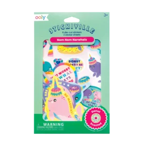 OOLY Stickiville Nom Nom Narwhals Scented Stickers