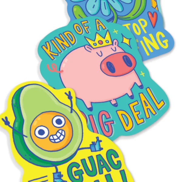 OOLY Stickiville Punny Pals Vinyl Stickers - Image 2