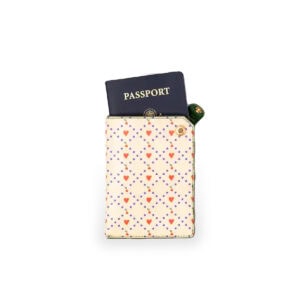 Bando Getaway Passport Holder Cherry Hearts