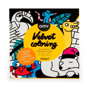 OMY Velvet Animal Colouring Book