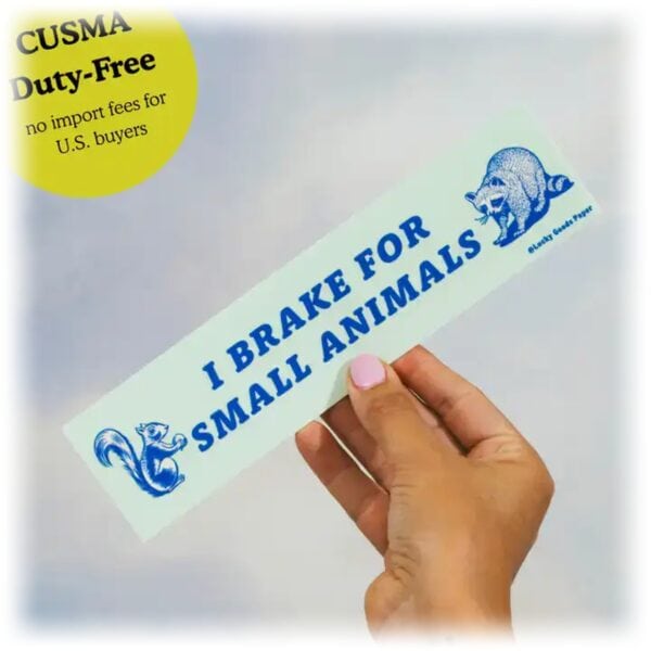 Brake For Small Animals – Vinyl Bumper Sticker