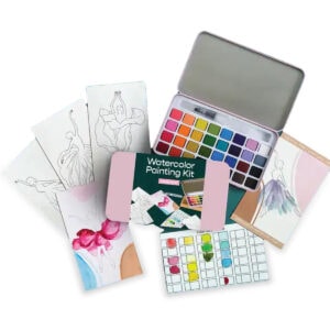 Flower Girls Watercolor Painting Kit
