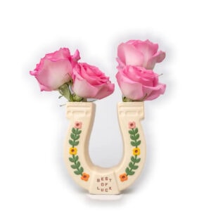 Bando Ceramic Vase - Horseshoe | Playful Home Decor