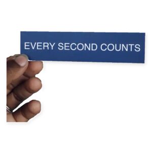 The Bear Every Second Counts Sticker