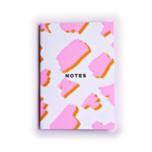 Pink Mustard Animal Slimline Notebook