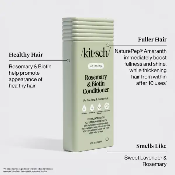 KITSCH Volumizing Rosemary & Biotin Conditioner - Image 2