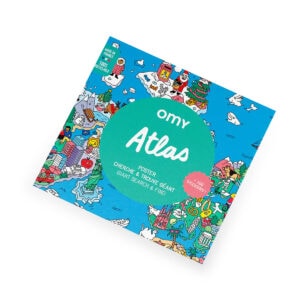 OMY Sticker Poster - Atlas
