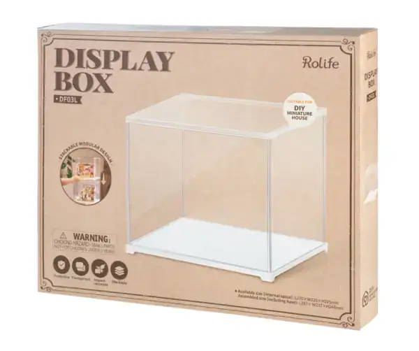 Robotime Rolife Display Box Miniature House | DIY Projects