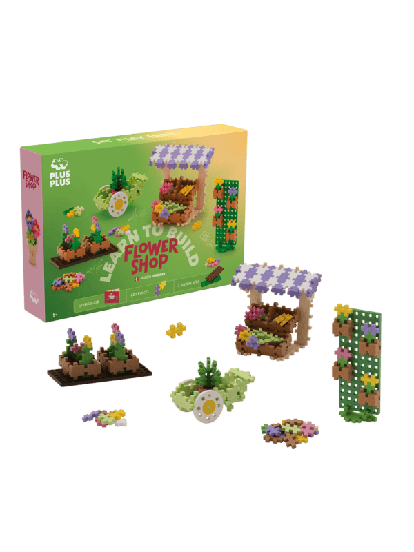 Plus Plus Learn to Build: FLOWER SHOP | Educational Toys
