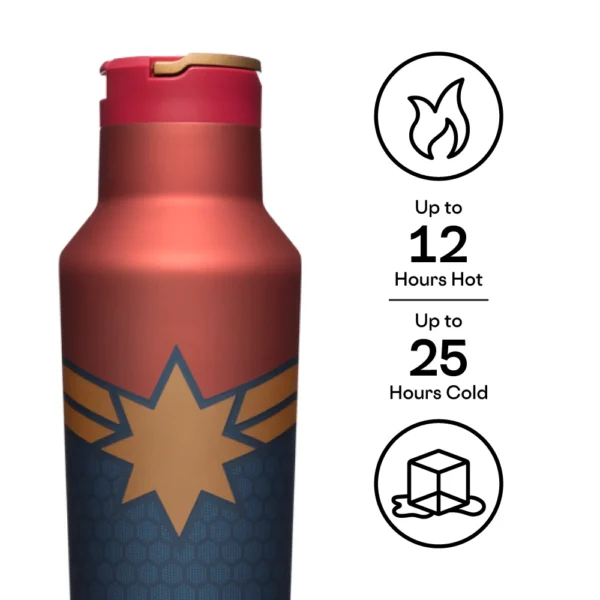 Corkcicle Captain Marvel Sport Canteen - Image 3