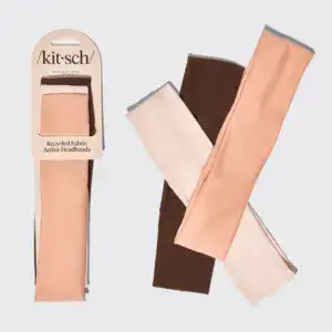 KITSCH Headbands 3pc Set- Rosewood