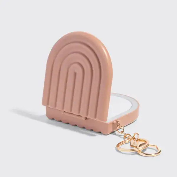 KITSCH Terracotta Compact Mirror Keychain - Image 2