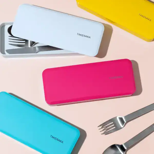 Takenaka Cutlery Case - Coconut White | Fork, Knife, & Spoon Travel Set - Image 3