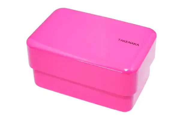 Takenaka Bento Nibble Box - Rose | Compact Lunch Box