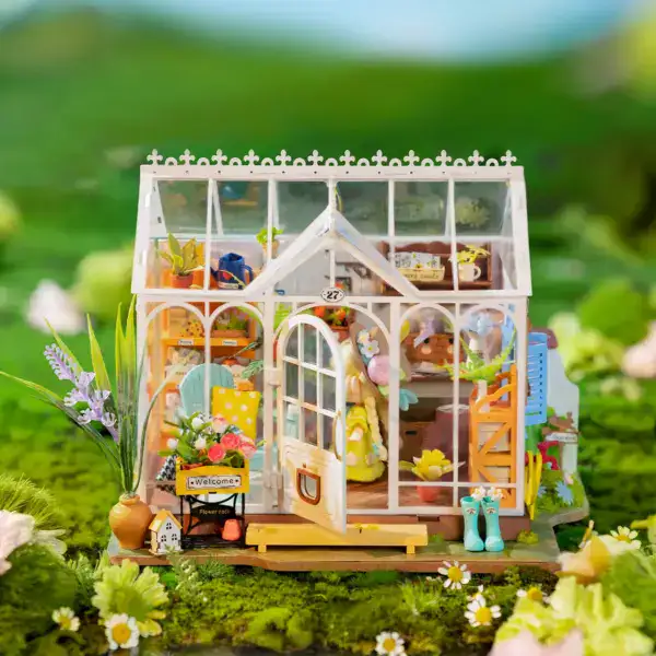Robotime Rolife Dreamy Garden House | DIY Miniature House Kit - Image 4