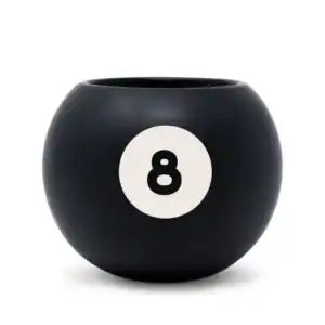 Bando Ceramic 8-Ball Vase