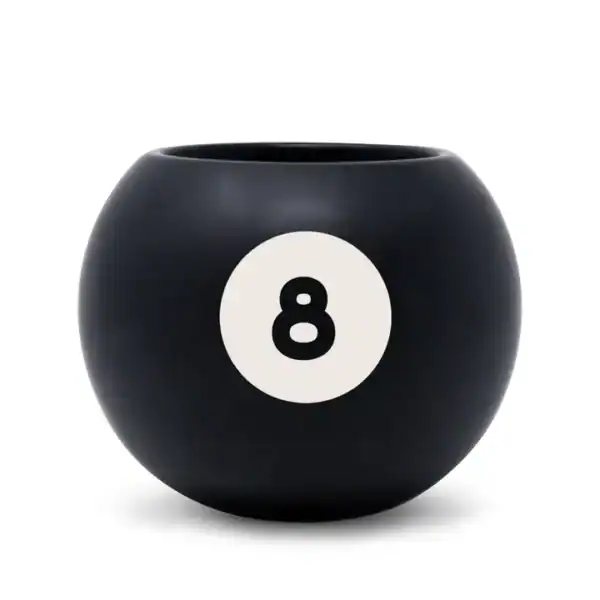 Bando Ceramic 8-Ball Vase