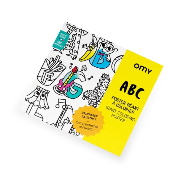 OMY Giant Coloring Poster - ABC