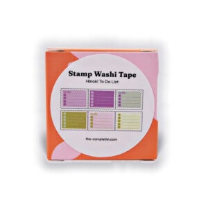 The Completist Hinoki To Do Giant Stamp Washi Tape