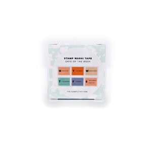 The Completist Days of the Week Stamp Washi Tape