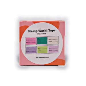 The Completist Day + Date Stamp Washi Tape