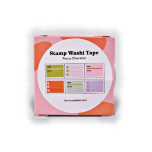 The Completist Focus Checklist Stamp Washi Tape