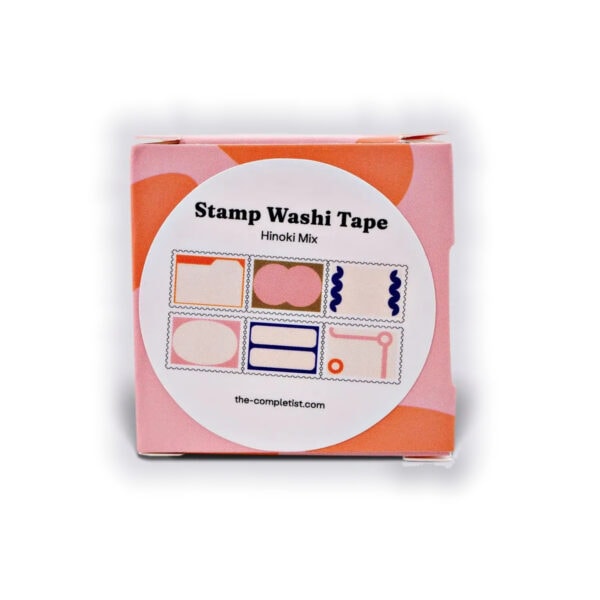 The Completist Hinoki Mix Stamp Washi Tape