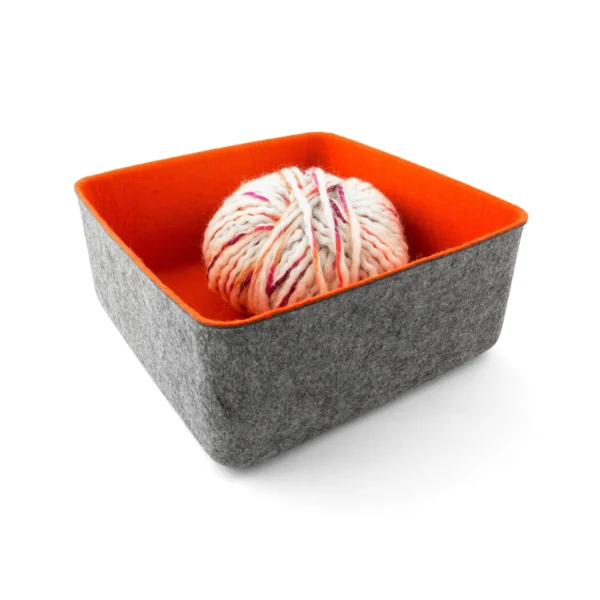 9x9 Storage Bins Orange.