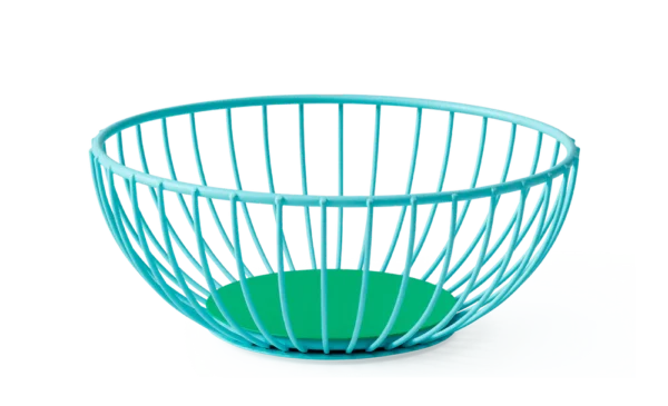 Octaevo Iris Wire Basket - Light Blue - Image 2