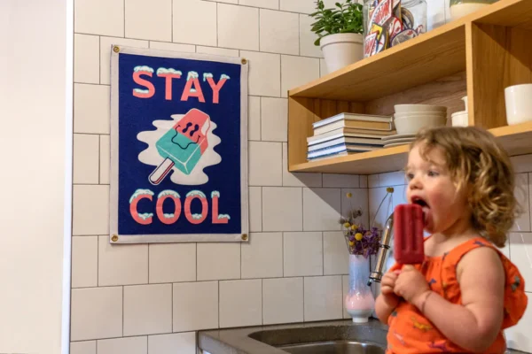 Stay Cool Camp Flag | Holy Smokes x Oxford Pennant - Image 2