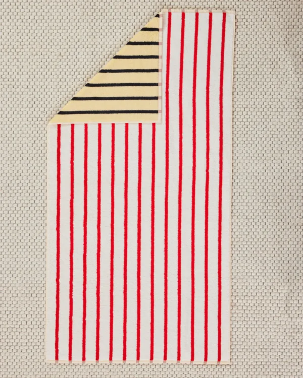 Dusen Dusen Stucco Stripe Bath Towel - Image 3