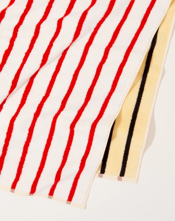 Dusen Dusen Stucco Stripe Bath Towel - Image 2