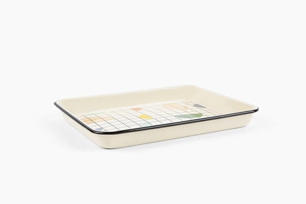 Poketo x CCH Enamelware Small Rectangular Tray - Image 3