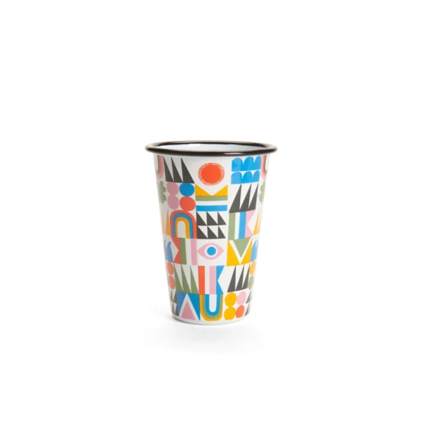 Lisa Congdon x CCH Enamelware Tumbler - Bright Side